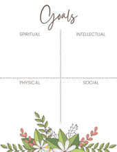 Load image into Gallery viewer, Latter-day Saint Goals Printables - Floral
