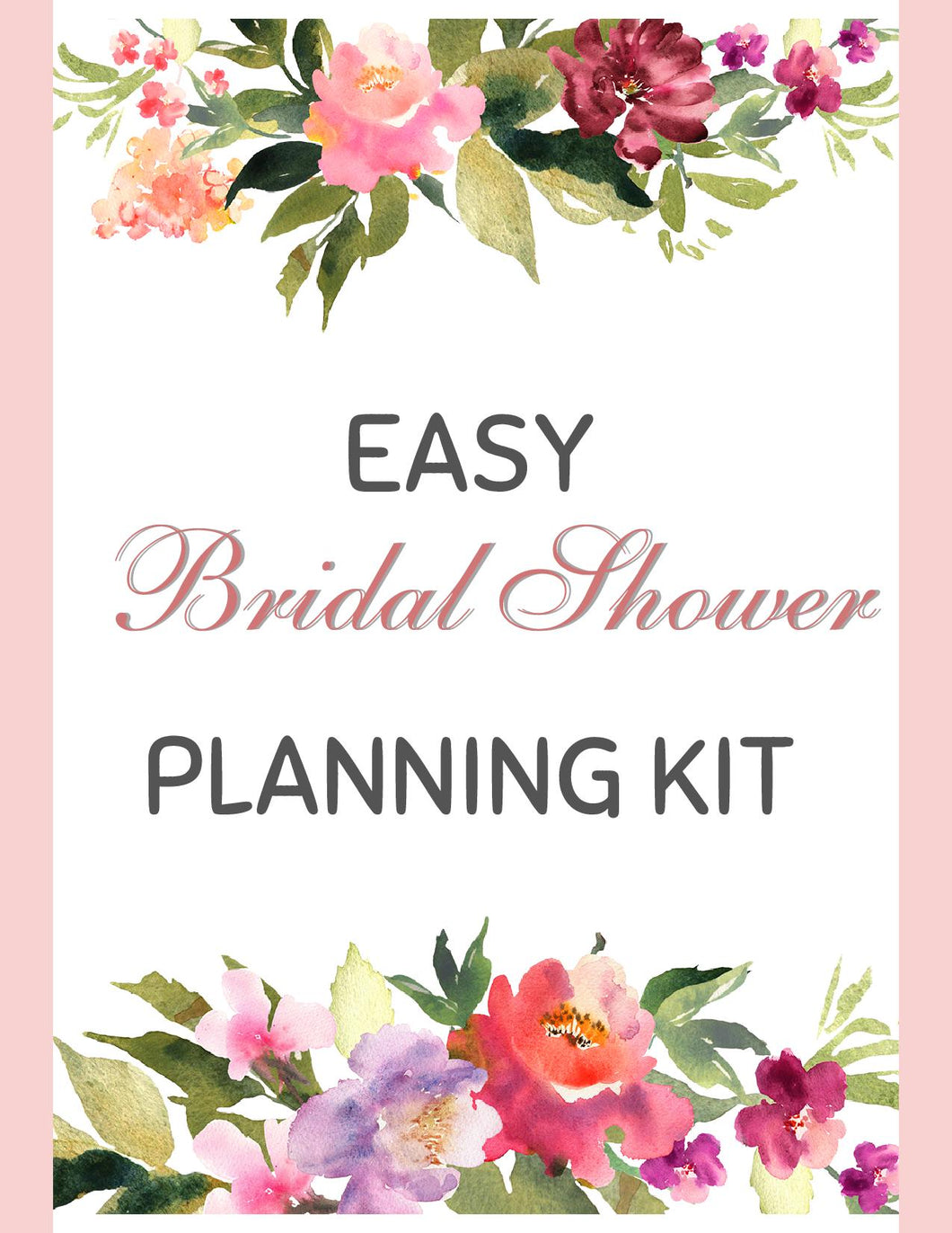Bridal Shower Planning Kit
