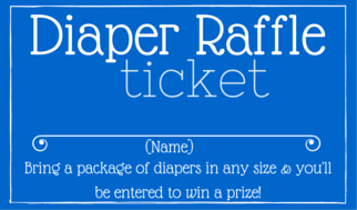 Diaper Raffle Printables