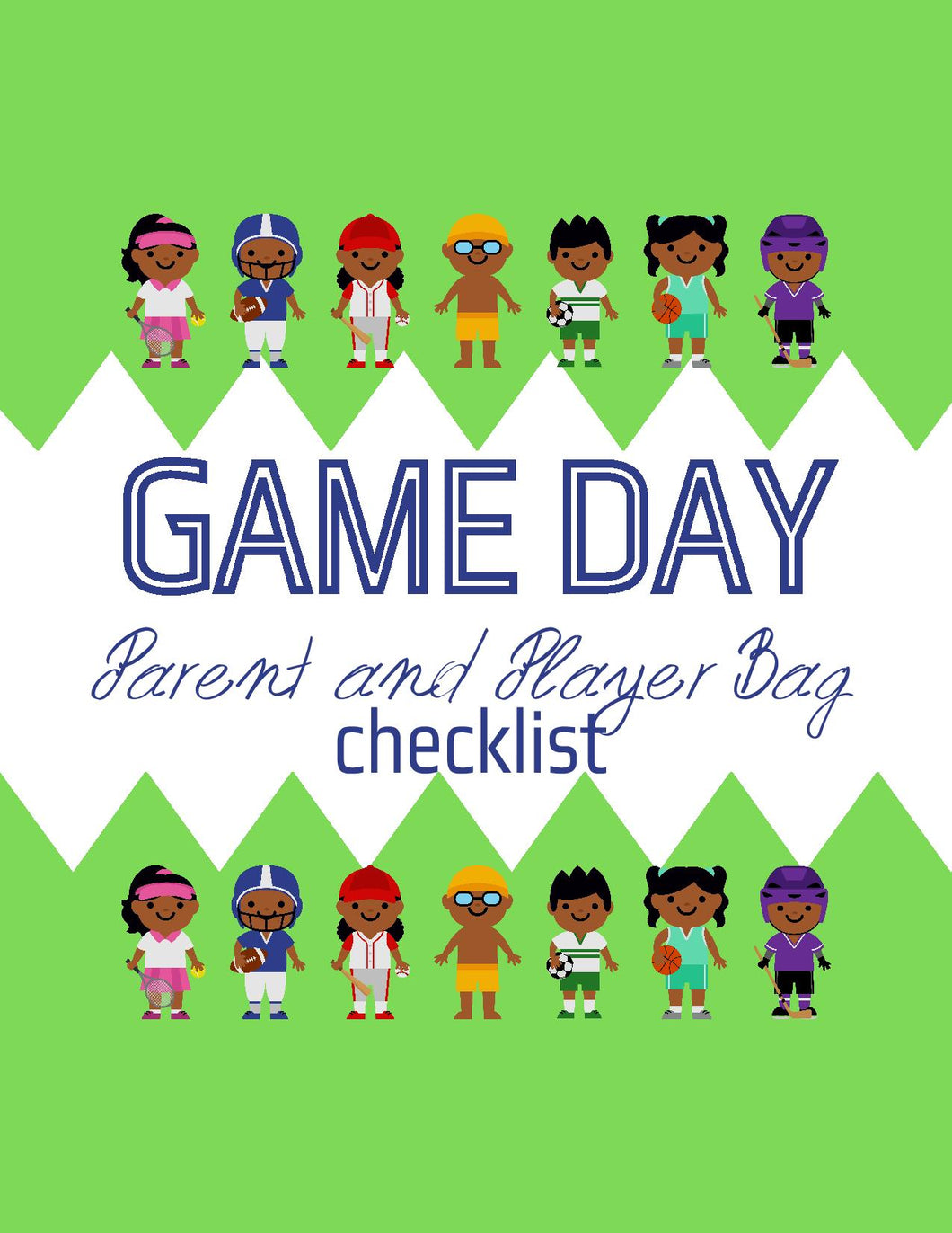 Game Day Bag Checklist