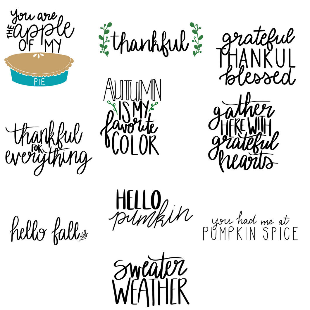 Fall SVG Bundle