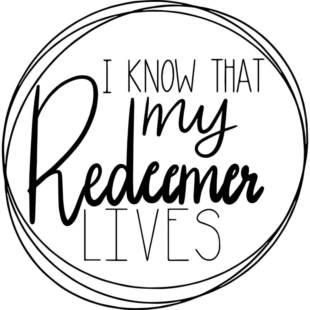 I Know that My Redeemer Lives SVG