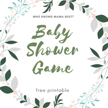 Load image into Gallery viewer, Who Knows Mama Best Baby Shower Game
