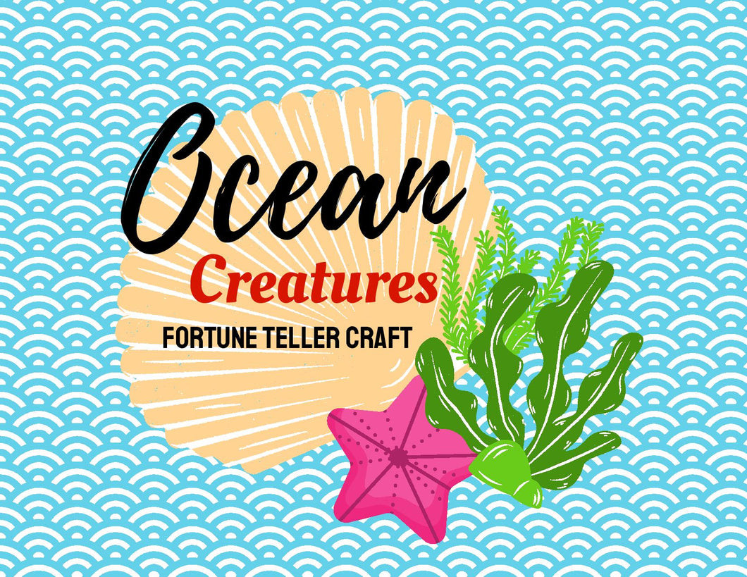 Ocean Creatures Fortune Teller Crafts