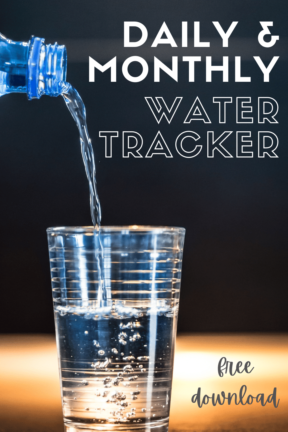 Daily and Monthly Water Tracker